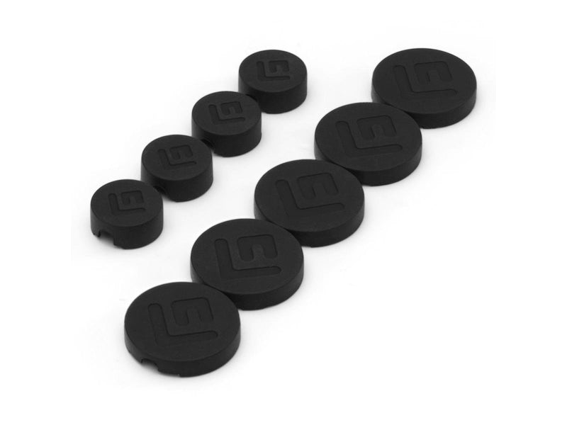 Floating Grip Wall Mount Covers (Black)