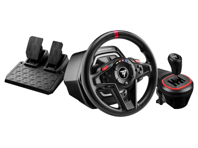 Thrustmaster T128 - Pedals - Streering Wheel & Shifter Pack - Xbox & PC - Wired