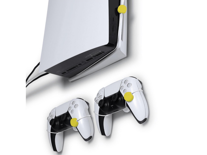 Floating Grip Soft Silicon Covers for wall mounts - Yellow