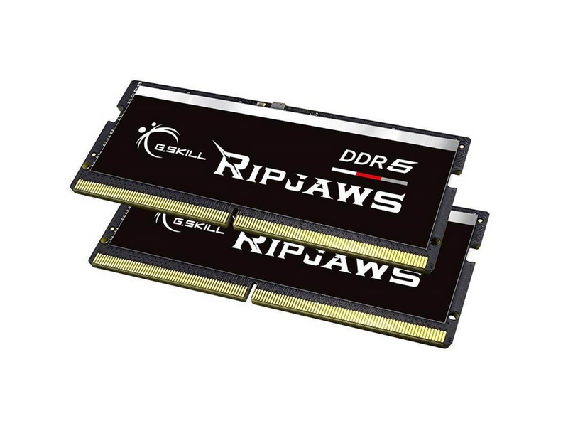 G.Skill Ripjaws SODIMM DDR5-5600 - 32GB - CL40 - Dual Channel (2 pcs) - Intel XMP - Schwarz