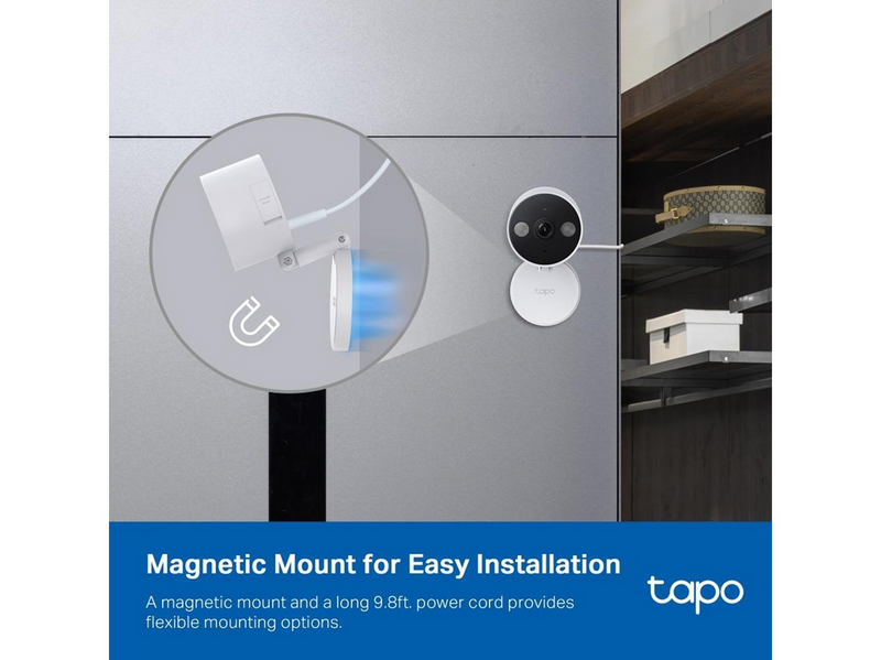 TP-Link Tapo C120 Indoor/Outdoor Wi-Fi Home Security Camera White