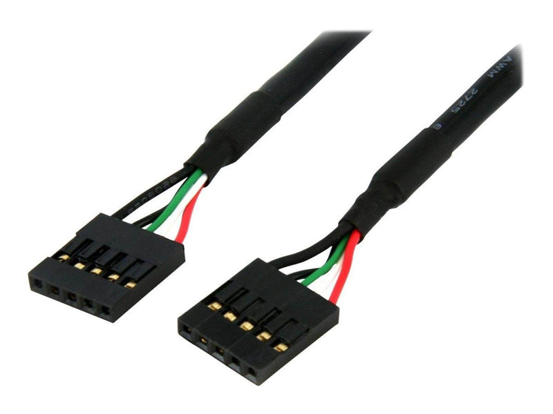 StarTech.com 12in Internal 5 pin USB IDC Motherboard Header Cable F/F (USBINT5PIN12) - USB cable - 5 pin IDC to 5 pin IDC - 30.5