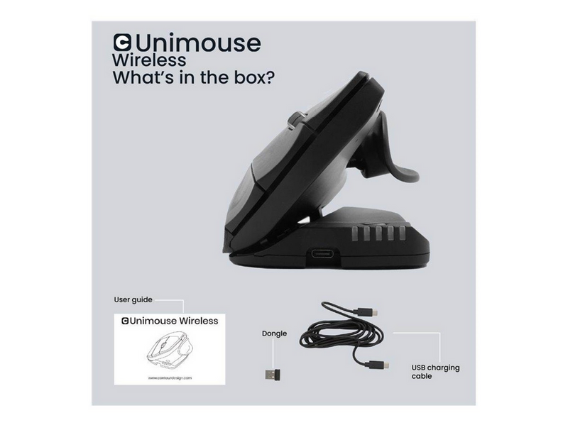 Contour Unimouse - vertical mouse - Vertical mouse (Schwarz)