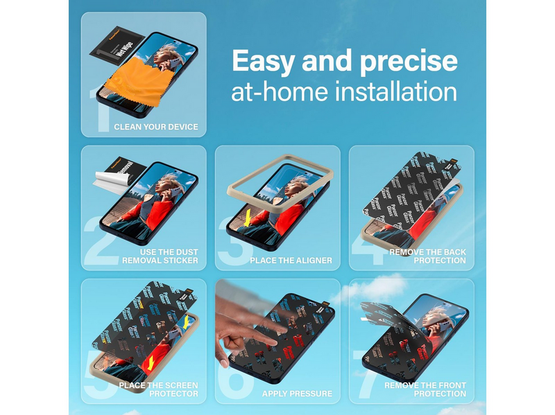 PanzerGlass Screen Protector Samsung Galaxy A55 5G | Ultra-Wide Fit w. EasyAligner