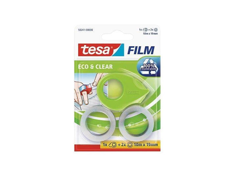 tesa Minidispenser ecoLogo + 2 rolls film eco&clear 10m x 19mm
