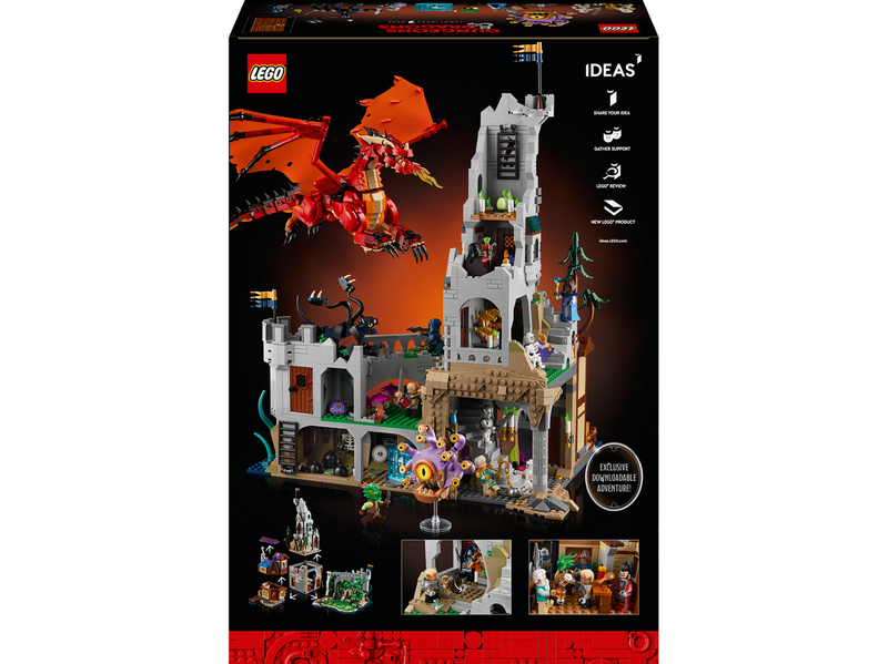 LEGO Ideas 21348 Dungeons & Dragons Die Sage vom Roten Drachen