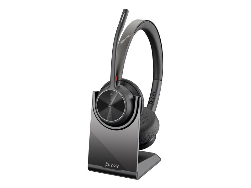 HP Poly Voyager 4320-M Microsoft Teams Certified Headset +BT700 dongle +Charging Stand (77Z32AA)