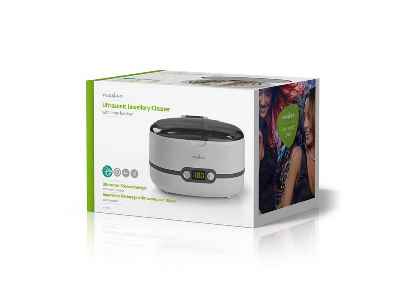 Nedis JECL110WT Ultrasonic Jewellery Cleaner