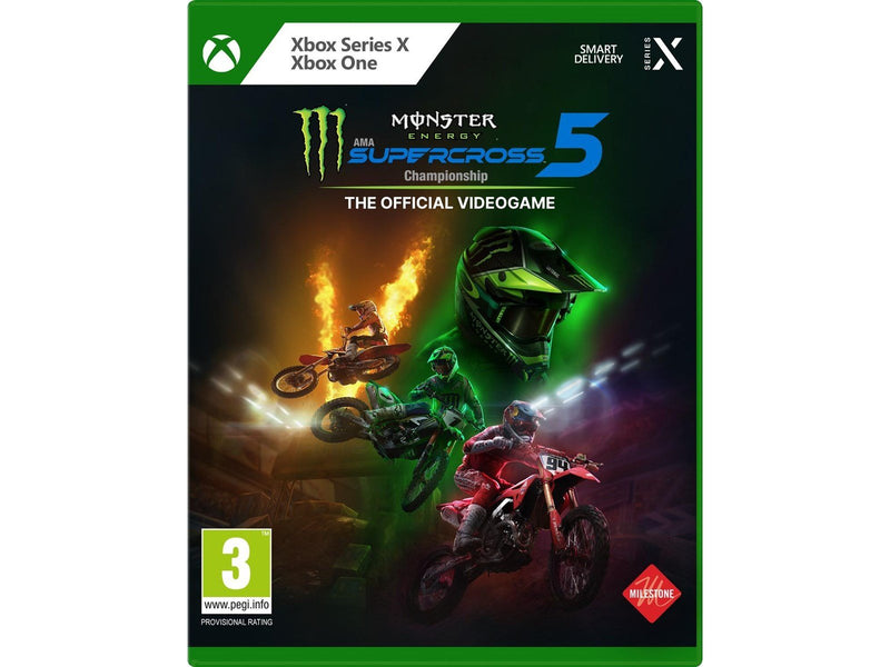 Monster Energy Supercross 5: The Official Videogame - Microsoft Xbox One - Rennspiel - PEGI 3