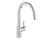Grohe BauLoop kitchen mixer chrome