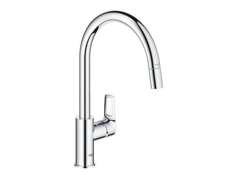 Grohe BauLoop kitchen mixer chrome