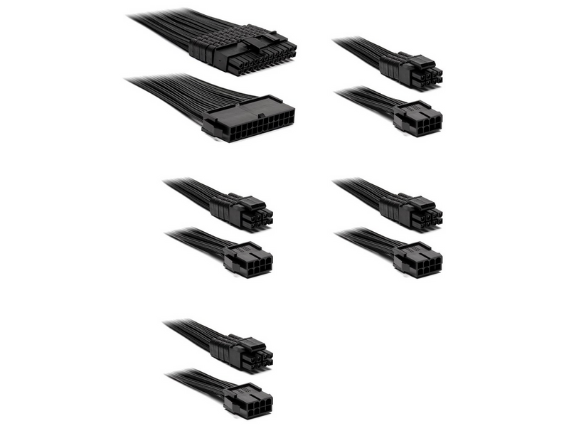 DUTZO Sleeved Power Extention Cable Kit (v2) - Blau