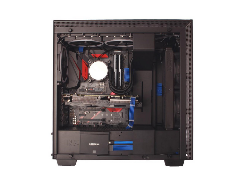 DUTZO Sleeved Power Extention Cable Kit (v2) - Blau