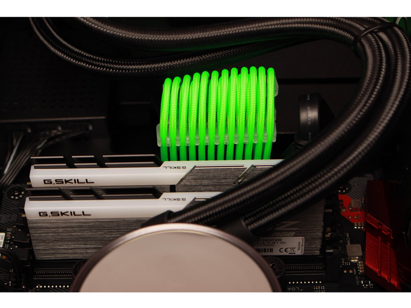 DUTZO Sleeved Power Extention Cable Kit (v2) - Grün