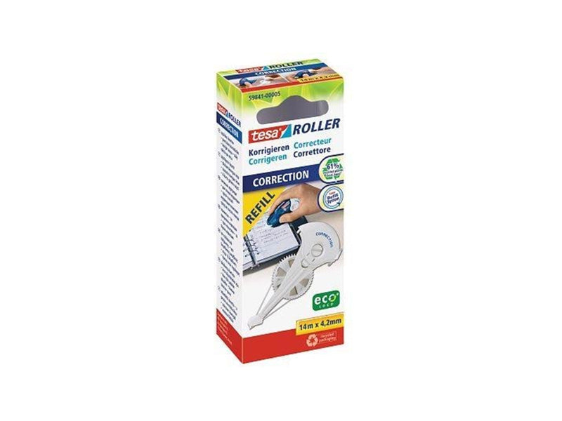 tesa Roller Correction ecoLogo 14m x 4.2mm - refill / hfb