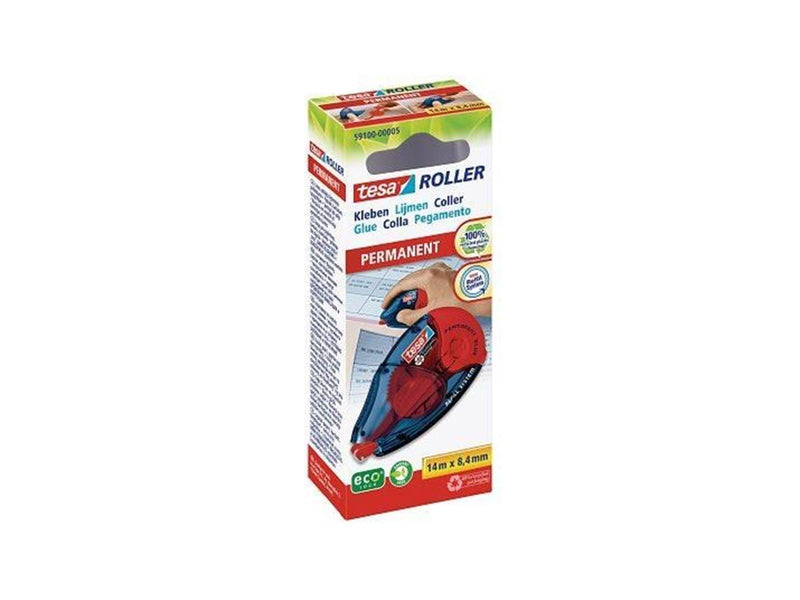 tesa Roller permanent Permanent Gluing ecoLogo 14m x 8.4mm
