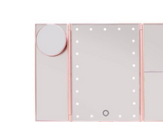 UNIQ Hollywood trifold make up spejl - rose gold