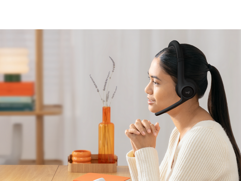 Logitech Zone 300 Wireless Headset - Schwarz