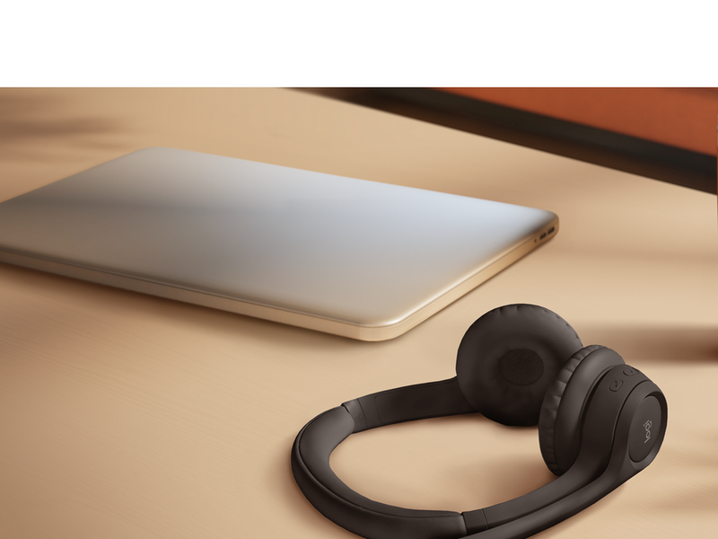Logitech Zone 300 Wireless Headset - Schwarz