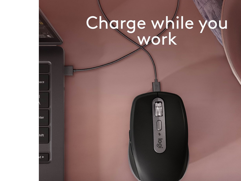 Logitech MX Anywhere 3S for MAC - Space Grey - Maus (Schwarz)