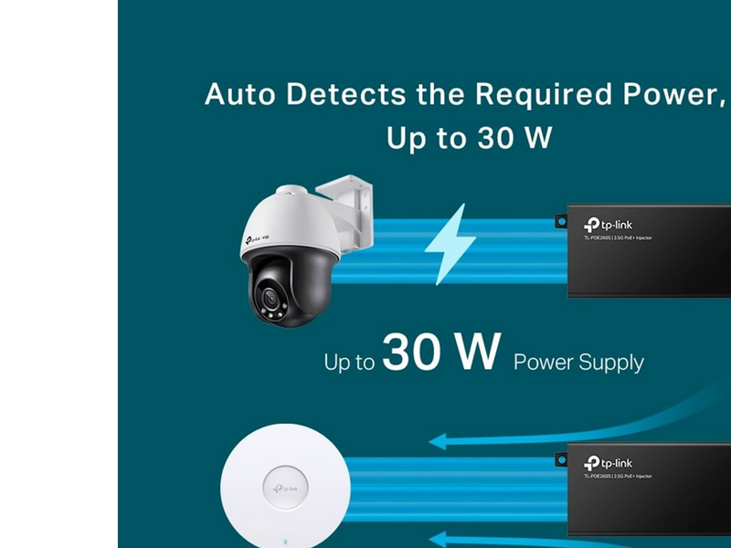 TP-Link POE260S 2.5G PoE+ Injector