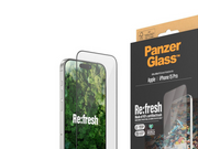 PanzerGlass Re:fresh Screen Protector iPhone 15 Pro | Ultra-Wide Fit w. EasyAligner