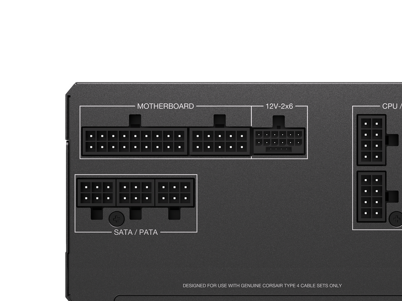 Corsair RM750x (2024) Netzteile - 750 Watt - 140 mm - ATX 3.1 - 80 Plus Gold zertifiziert