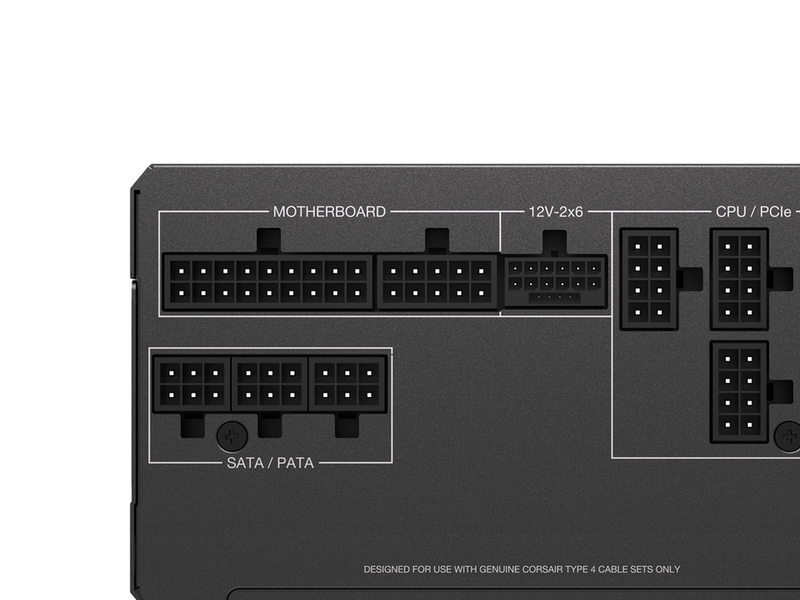 Corsair RM850x (2024) Netzteile - 850 Watt - 140 mm - ATX 3.1 - 80 Plus Gold zertifiziert