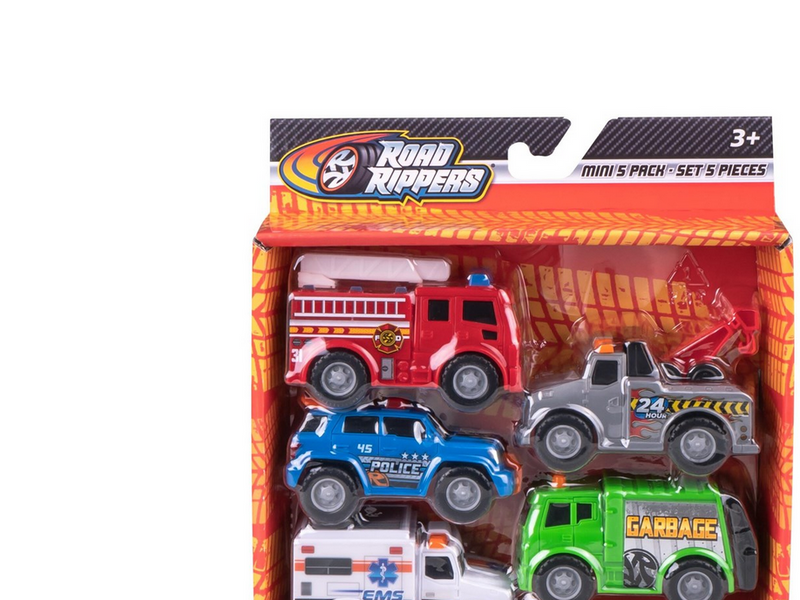 Road Rippers Mini 5pk City Service 10cm