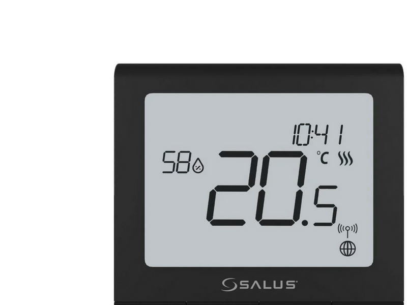 Salus Roomthermostat Quantum SQ610BRF black