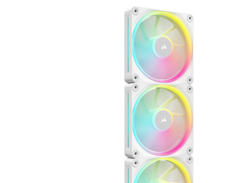 Corsair iCUE LINK LX120 3-pack - Gehäuselüfter - 120mm - Weiß - 37 dBA