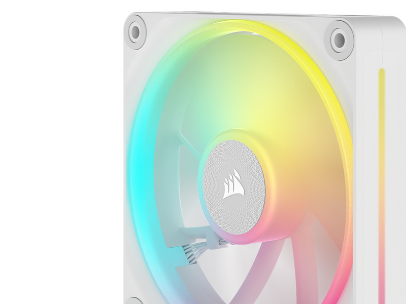 Corsair iCUE LINK LX120 3-pack - Gehäuselüfter - 120mm - Weiß - 37 dBA