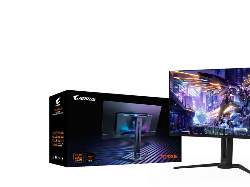32" GIGABYTE AORUS FO32U2 - 3840x2160 (4K) - 240Hz - OLED - 18W USB-C