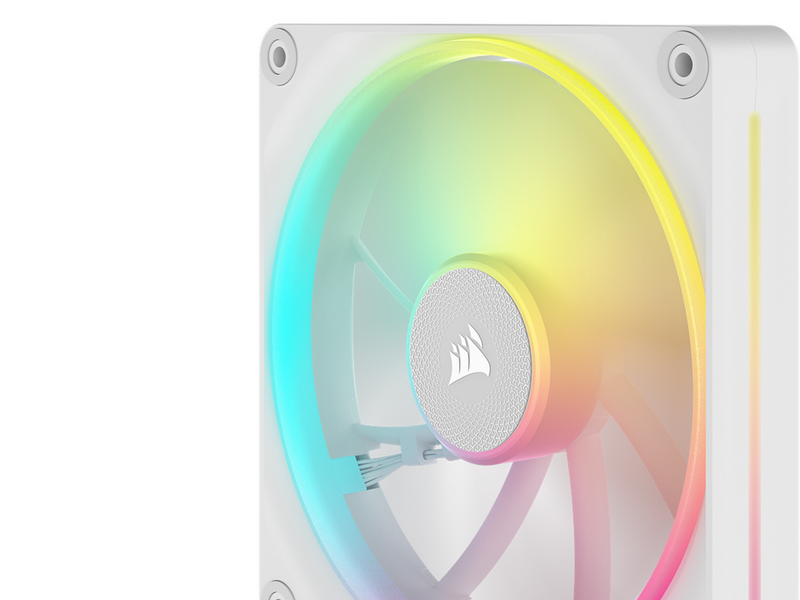 Corsair iCUE LINK LX140 2-pack - Gehäuselüfter - 140mm - Weiß - 36 dBA