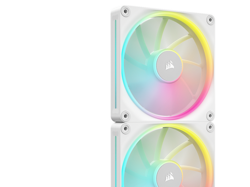 Corsair iCUE LINK LX140 2-pack - Gehäuselüfter - 140mm - Weiß - 36 dBA