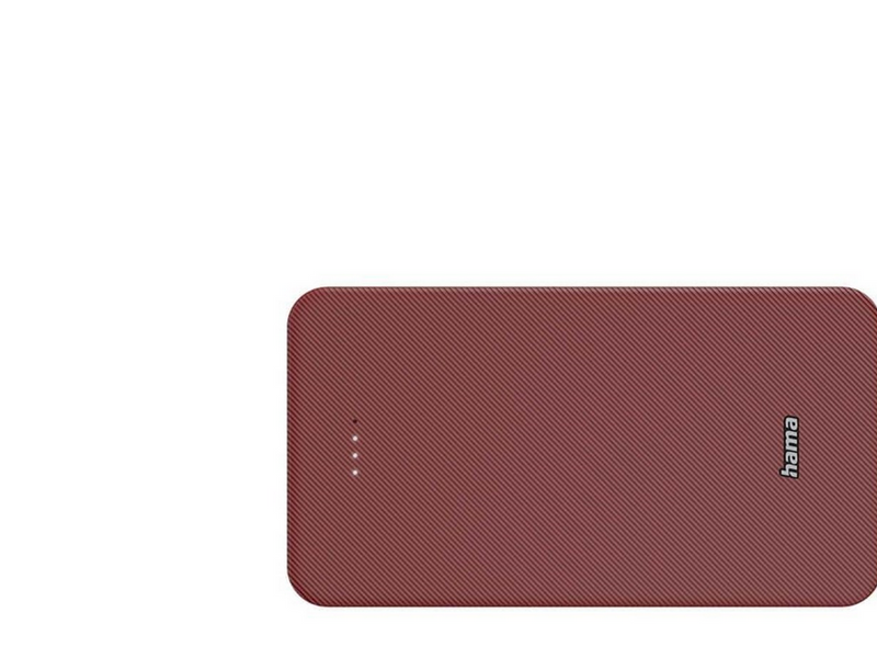 Hama Powerbank Colour 20 20000mAh USB-C+USB-A Red - 20000 mAh
