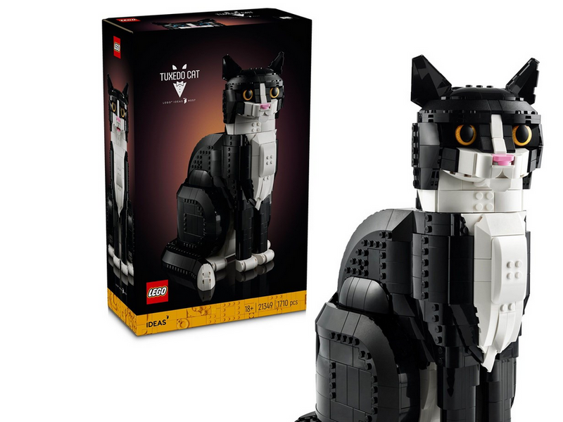 LEGO Ideas 21349 Schwarz-weiße Katze