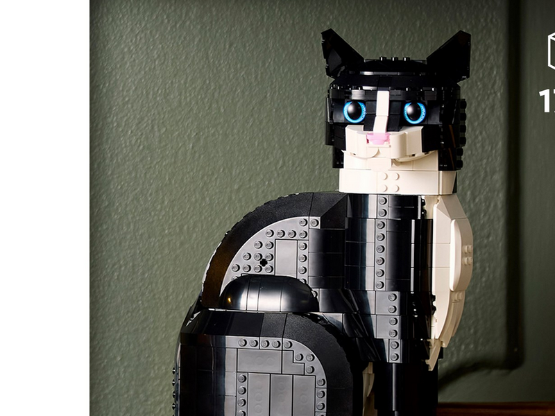 LEGO Ideas 21349 Schwarz-weiße Katze