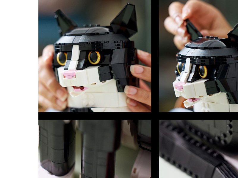 LEGO Ideas 21349 Schwarz-weiße Katze