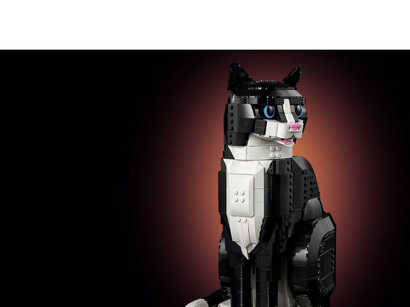 LEGO Ideas 21349 Schwarz-weiße Katze