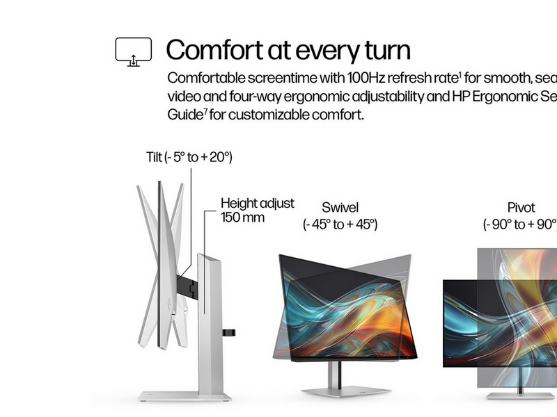 24" HP Series 7 Pro 724pn - 1920x1200 - 100Hz - IPS