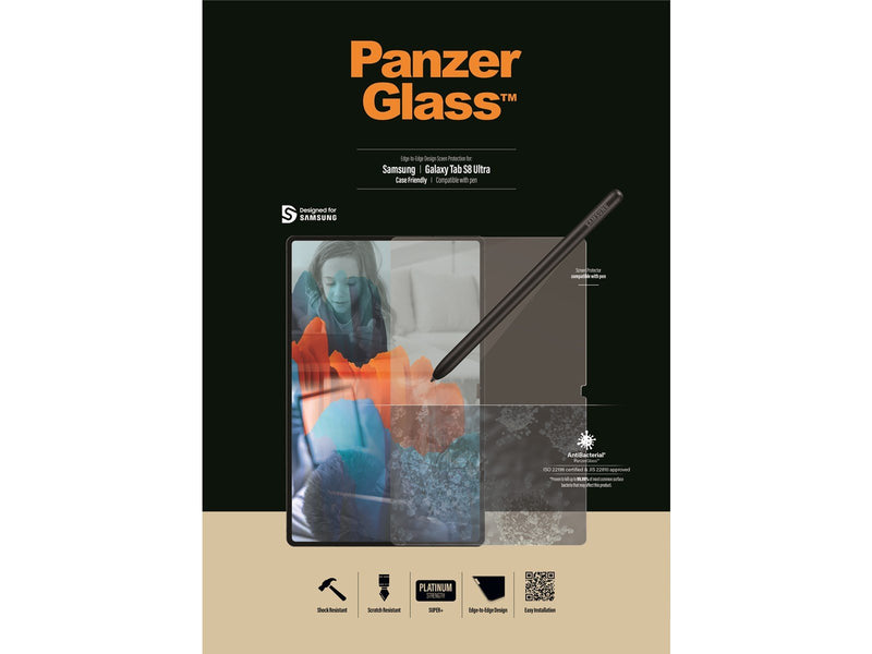PanzerGlass Screen Protector Samsung Galaxy Tab S8 Ultra | S9 Ultra | Ultra-Wide Fit