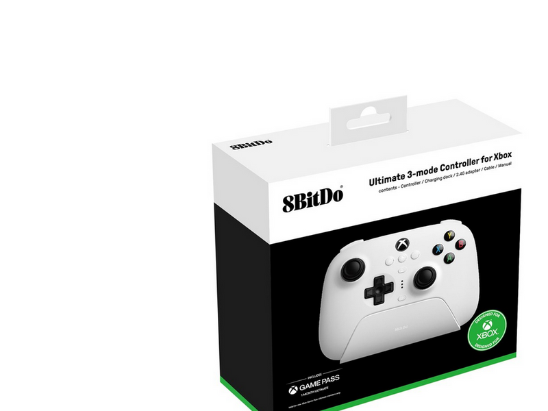 8BitDo Ultimate 3-mode - White - Wireless Controller - Android