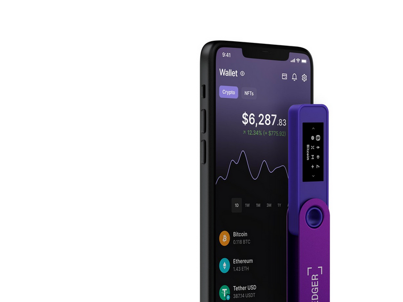 Ledger Nano S Plus Amethyst Purple Crypto Hardware Wallet