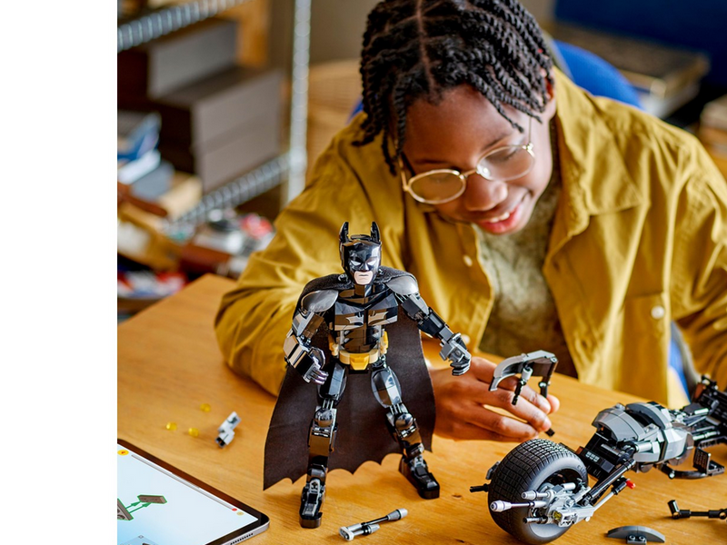 LEGO Super Heroes 76273 Batman™ Baufigur mit dem Batpod
