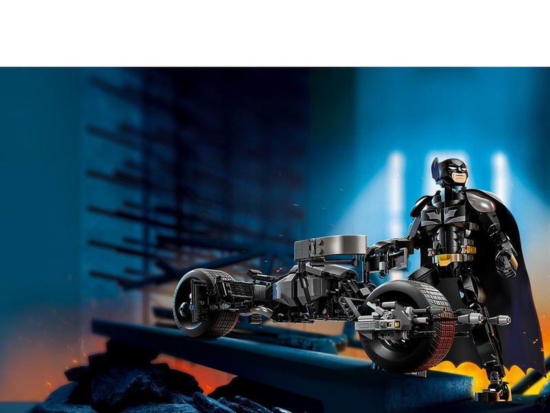 LEGO Super Heroes 76273 Batman™ Baufigur mit dem Batpod