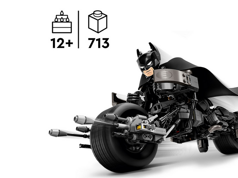 LEGO Super Heroes 76273 Batman™ Baufigur mit dem Batpod