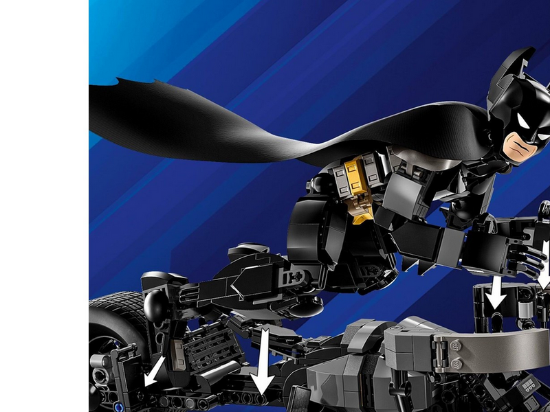LEGO Super Heroes 76273 Batman™ Baufigur mit dem Batpod