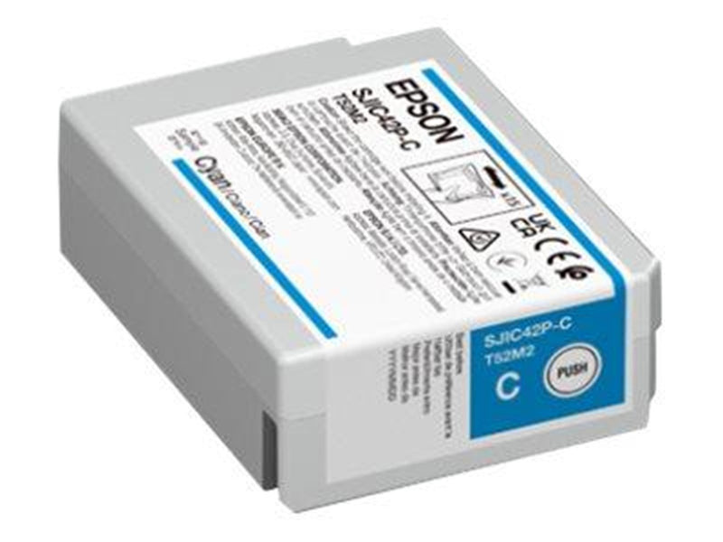Epson SJIC42P-C - cyan - original - ink cartridge - Tintenpatrone Cyan