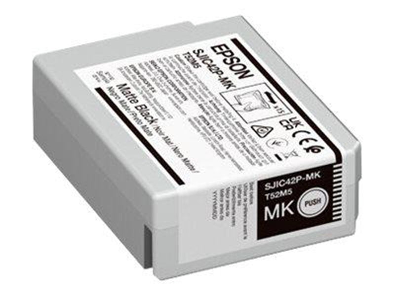 Epson SJIC42P-MK - matte black - original - ink cartridge - Tintenpatrone Matt Schwarz